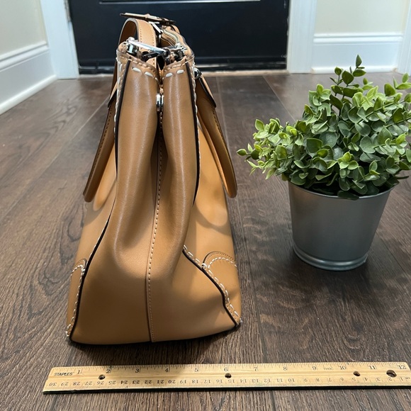 Ralph Lauren Tan Leather Tote Bag Women’s - Picture 2 of 10